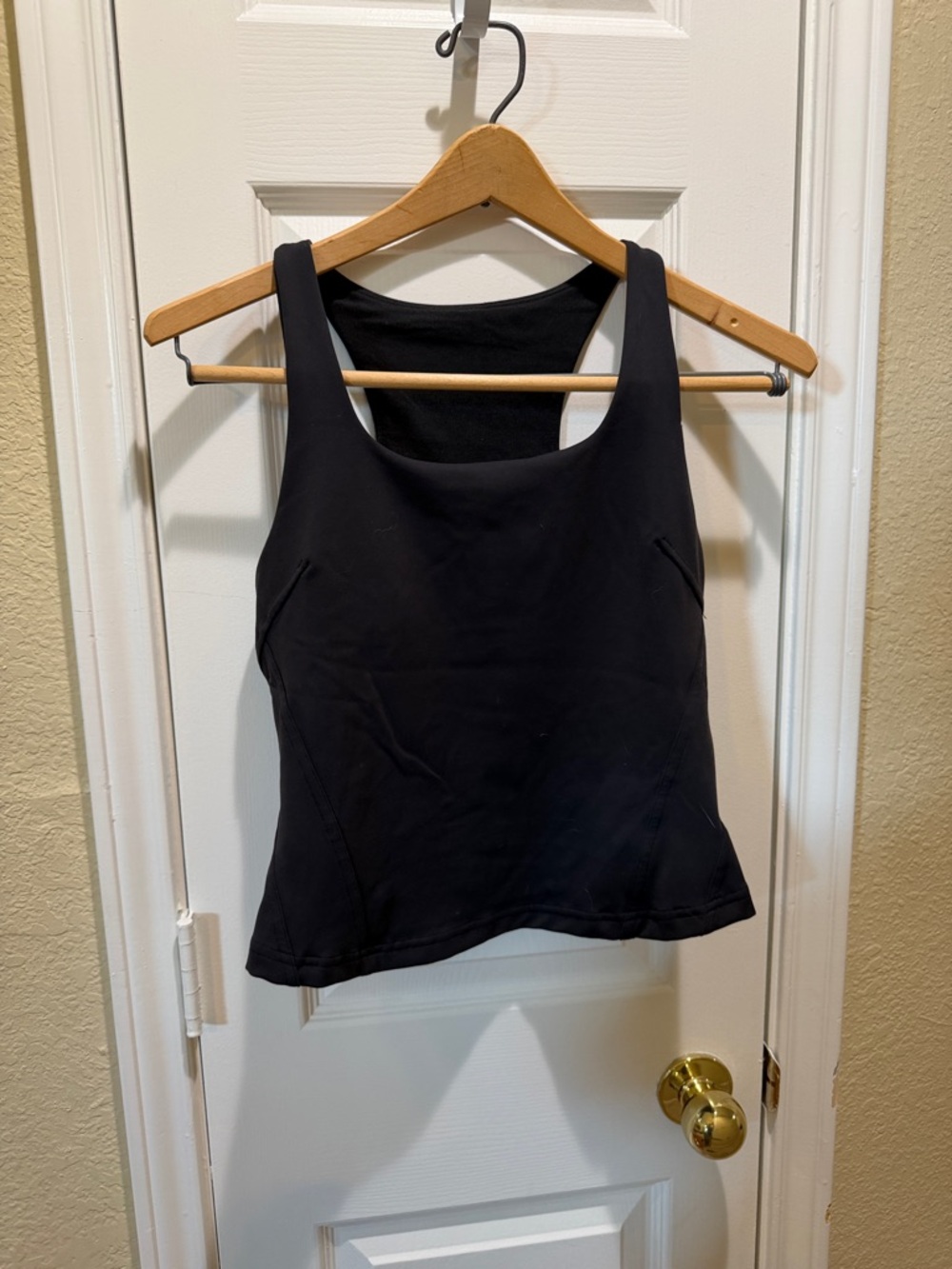Black Women's Tank Top - Sleek Scoop Neck
